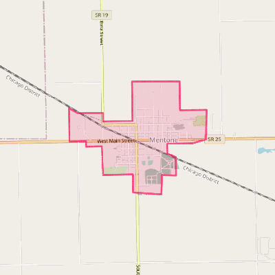 Map of Mentone