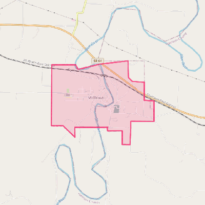 Map of Milltown
