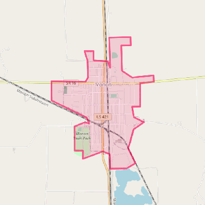 Map of Monon