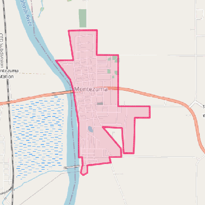 Map of Montezuma