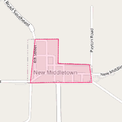 Map of New Middletown