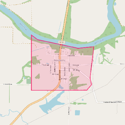 Map of Newberry