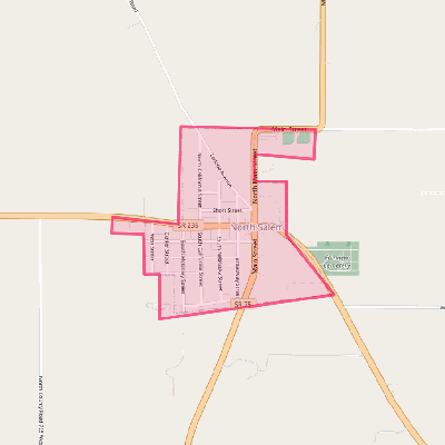 Map of North Salem