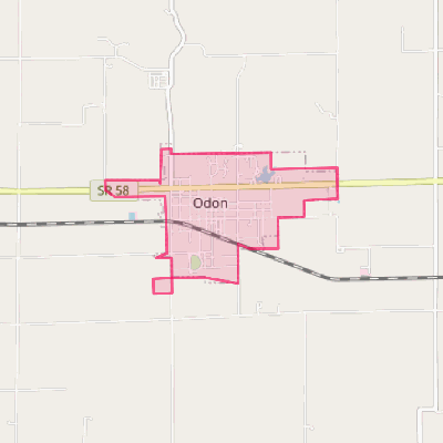 Map of Odon
