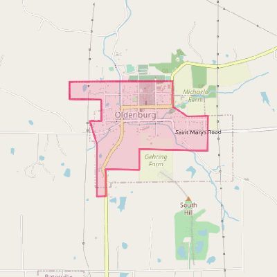 Map of Oldenburg