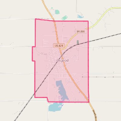 Map of Osgood