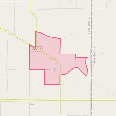 Map of Otwell