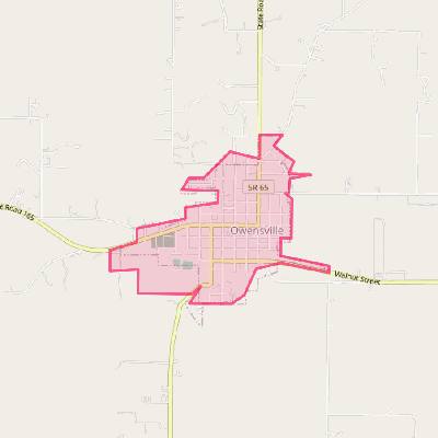 Map of Owensville