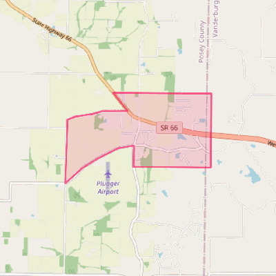 Map of Parkers Settlement