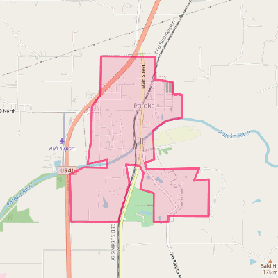 Map of Patoka