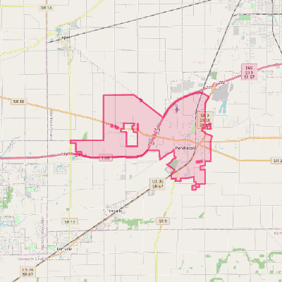 Map of Pendleton