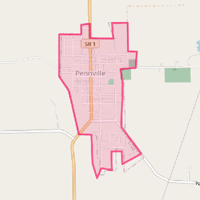 Map of Pennville