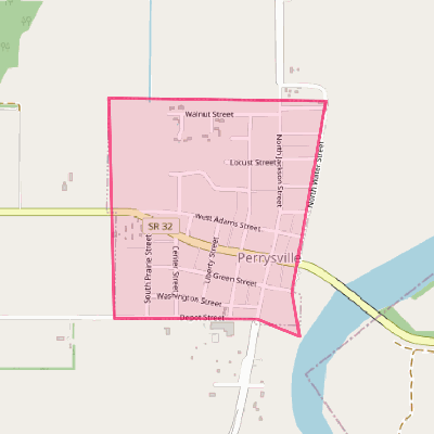 Map of Perrysville