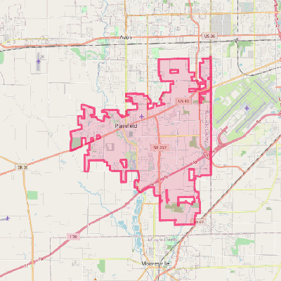 Map of Plainfield