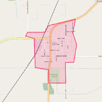 Map of Plainville