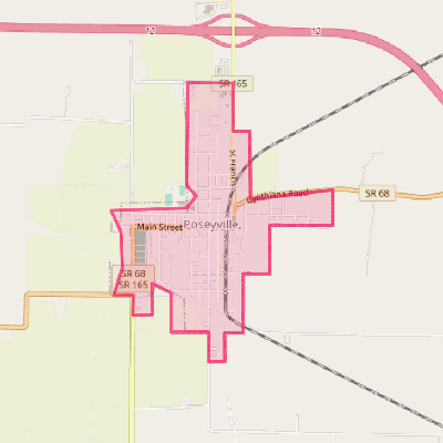 Map of Poseyville