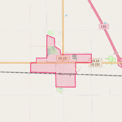 Map of Remington