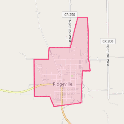 Map of Ridgeville