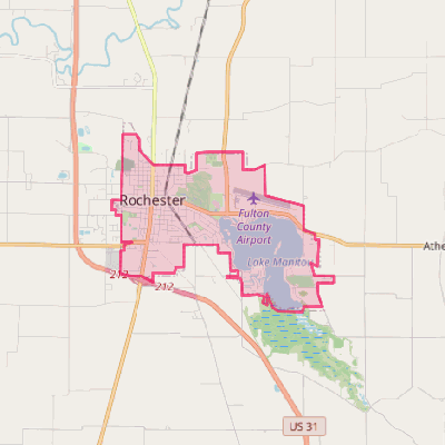 Map of Rochester