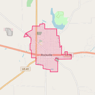 Map of Rockville