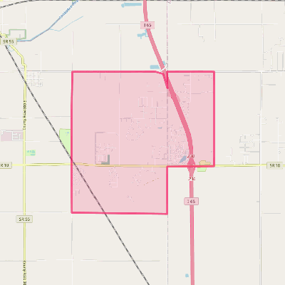 Map of Roselawn