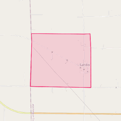 Map of Saltillo