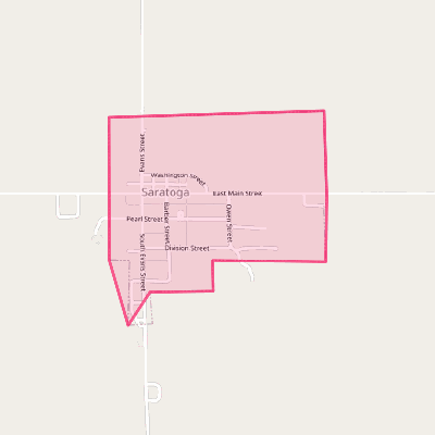 Map of Saratoga