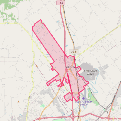 Map of Sellersburg