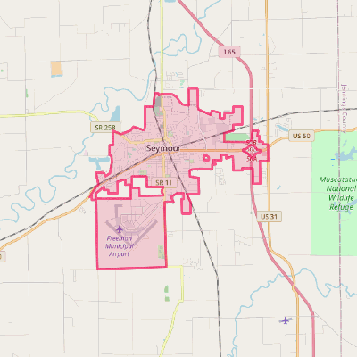 Map of Seymour