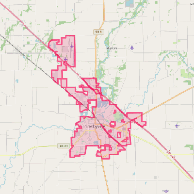 Map of Shelbyville