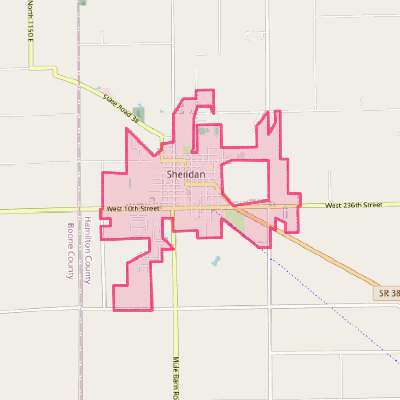 Map of Sheridan