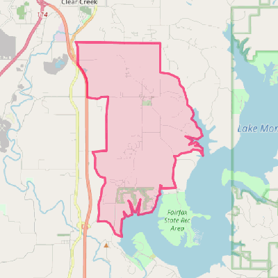 Map of Smithville-Sanders