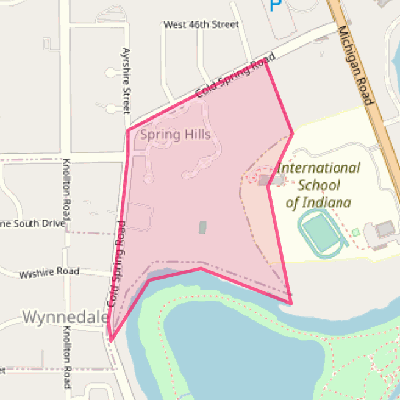 Map of Spring Hill