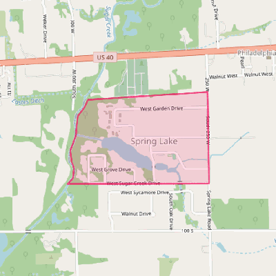 Map of Spring Lake