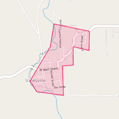 Map of Stinesville