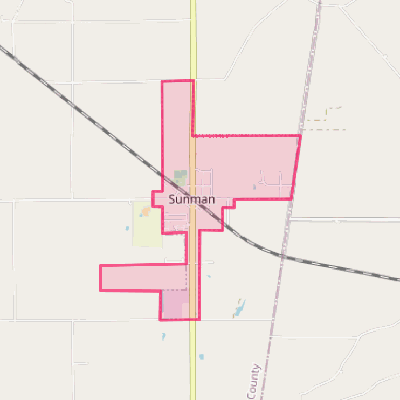 Map of Sunman