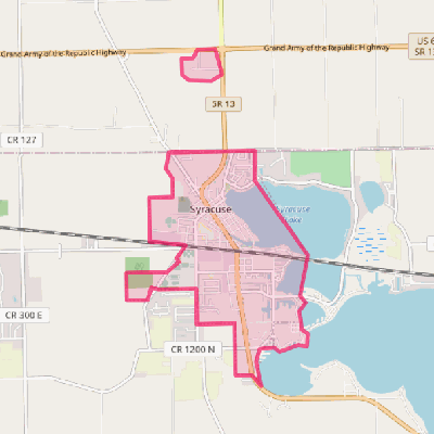 Map of Syracuse