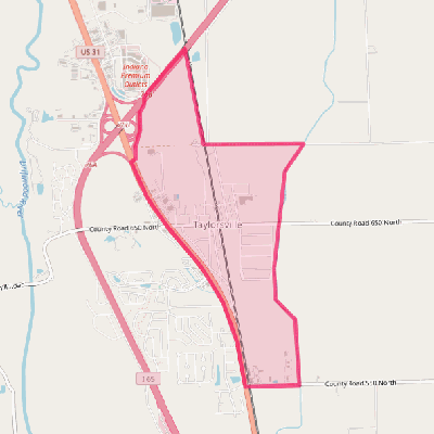 Map of Taylorsville