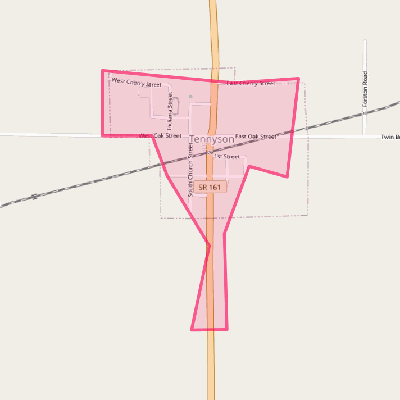 Map of Tennyson