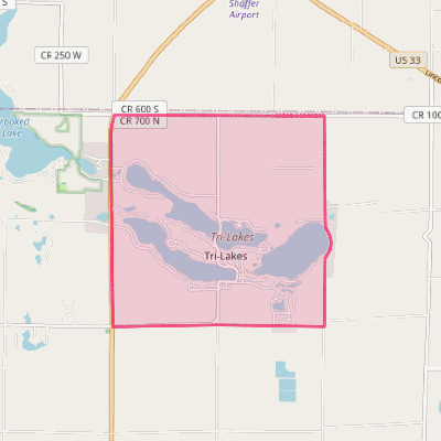 Map of Tri-Lakes