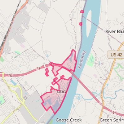 Map of Utica