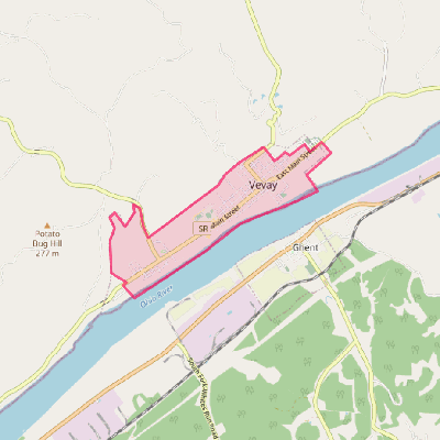 Map of Vevay