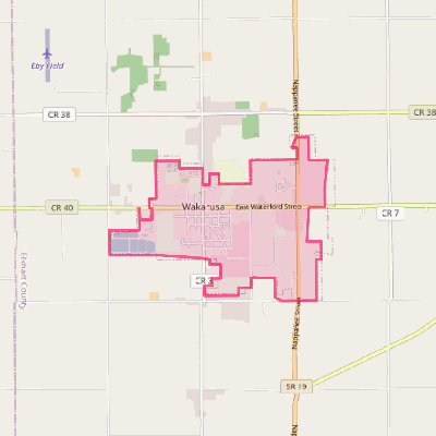 Map of Wakarusa