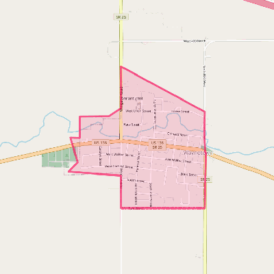 Map of Waynetown