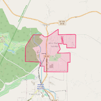 Map of West Baden Springs