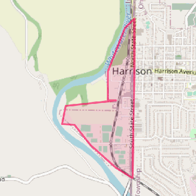 Map of West Harrison