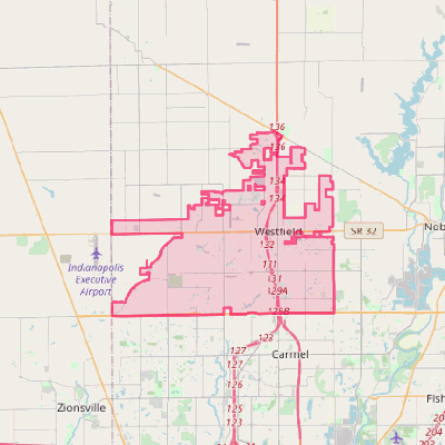 Map of Westfield