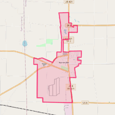 Map of Westville