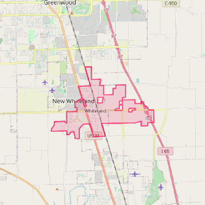 Map of Whiteland