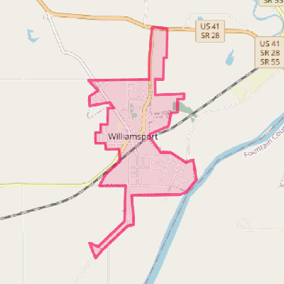 Map of Williamsport